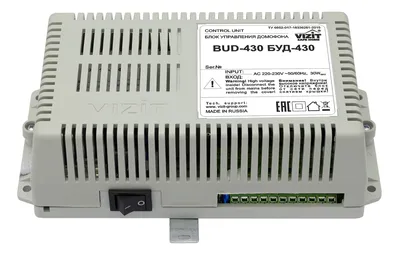 Блок управления VIZIT БУД-430S, до 400 абонентов