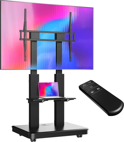 Стойка для ТВ ONKRON TS2811E-B, напольная, мобильная, 50"–120", до 120 кг