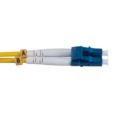 Патч-корд оптический Cabeus FOP(d)-9-LC-LC-20m, duplex LC-LC, OS2 9/125, LSZH, 20 м