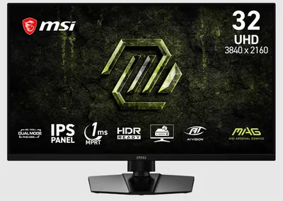 Монитор MSI MAG 321UPD E14 9S6-3DE49M-006, 31.5" 4K IPS, 144Гц, 1мс, чёрный