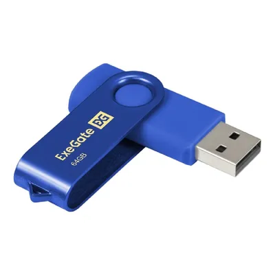 USB-флеш накопитель Exegate Jet EX302055RUS, 64 ГБ, USB 2.0, синий