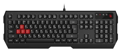 Клавиатура A4Tech Bloody B135N, проводная USB, 104 клавиши, подсветка Neon