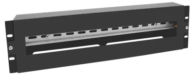 Панель SNR SNR-PDR-19-B 19" с DIN-рейкой, 3U, черная