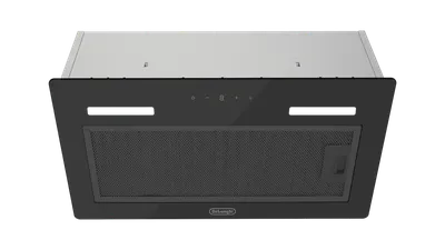 Вытяжка Delonghi NUOVO 508 NB, 52 см, 950 м³/ч, черное стекло