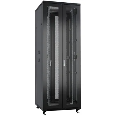 Шкаф монтажный телекоммуникационный Cabeus ND-05C-47U80/120-BK, 47U, 19", чёрный
