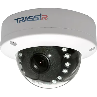 IP-камера TRASSIR TR-D4D5 v3 3.6, уличная, 4 Мп, 3.6 мм, IP66, PoE