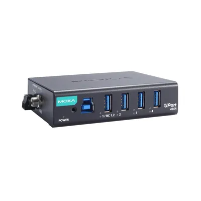 Хаб USB MOXA UPort 404A, 4 порта USB 3.2, 12–48 В