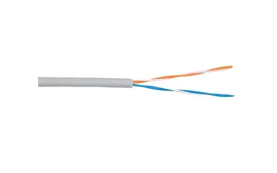 Кабель Skynet 1693201, U/UTP cat.5e, 2×2×0.48, 305м, Cu, серый