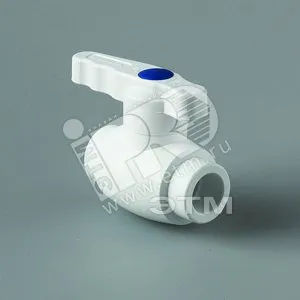 Кран шаровой PRO AQUA PA40008, PPR, 20 мм, полнопроходной, белый