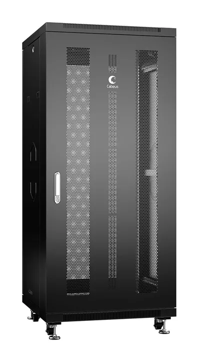 Шкаф Cabeus ND-05C-27U60/80-BK, 19" напольный, 27U, 600×800×1388 мм