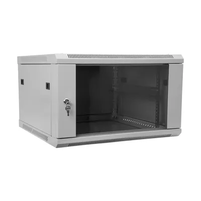 SNR-TWC-6-SF-R-GD  Шкаф телекоммуникационный настенный  6U, 600х600х370 (ШхГхВ)