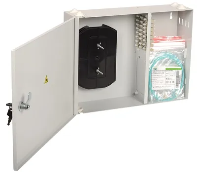 Кросс оптический ITK FOBX24-N-24SCUS50, настенный, 24 порта SC, OM2, IP22