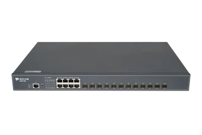 Коммутатор BDCOM S5612E, L3, 8×1GbE, 12×1/10G SFP+, AC