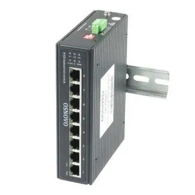 Коммутатор OSNOVO SW-70800-I, 8×1GbE, неуправляемый, -40…+80°C