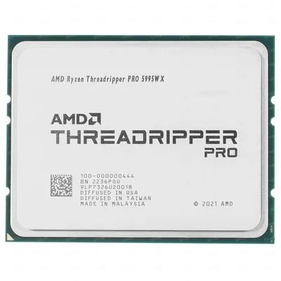 Центральный Процессор AMD RYZEN Threadripper PRO 5995WX OEM (Chagall PRO, 7nm, C64/T128, Base 2,70GHz, Turbo 4,50GHz, Without Graphics, L3 256Mb, TDP 280W, sWRX8)