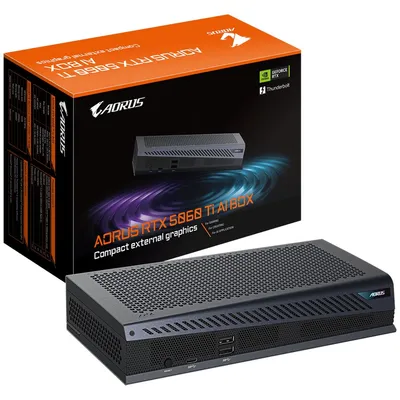 Видеокарта Gigabyte AORUS RTX 5060 Ti AI BOX, 16 ГБ GDDR7, Thunderbolt 5
