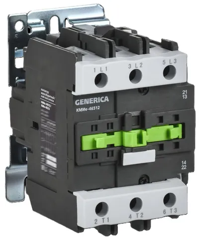 Контактор IEK КМИе-46512 KKME41-065-230-11, 65 А, 230 В, 1НО+1НЗ