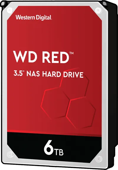 Жесткий диск Western Digital WD60EFAX, 6ТБ, SATA3, 5400rpm, NAS
