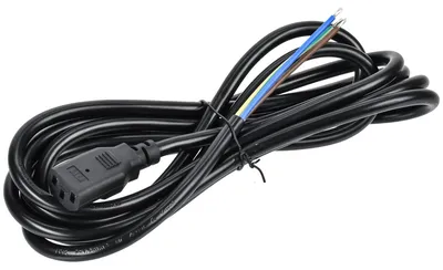 Кабель питания ITK PC-C13N-3M, C13, 3×1,5 мм², 10 А, 230 В, 3 м