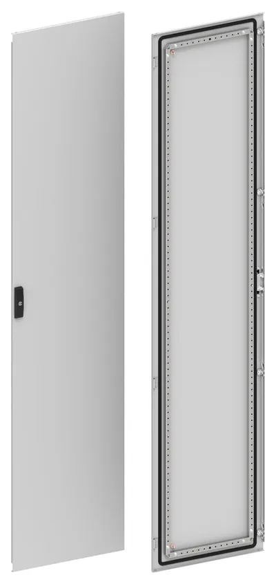 Дверь металлическая IEK FORMAT YKM40D-FO-DMD1-220-050, двустворчатая, 2200×500 мм, IP54, RAL 7035