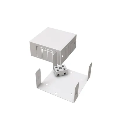 Клеммная коробка ПожТехКабель 070-028, металл, 75×75×37 мм, IP31