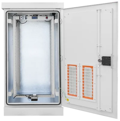Шкаф климатический SNR SNR-OFC-247070-10, 24U, 700×700 мм, IP54, цоколь 100 мм