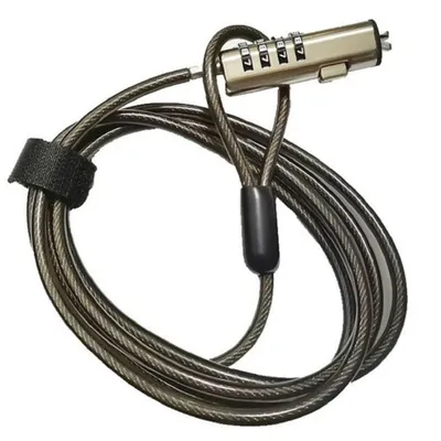 Повреждение упаковки Notebook lock NCL-105 {замок для защиты  новых ноутбуков маленький порт Nano security slot,,1,8м. }