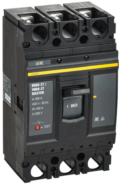 Выключатель-разъединитель IEK KAM-VN40-3-0400 (ВН88-37), 3P, 400 А, 380 В