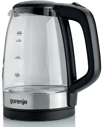 Чайник GORENJE K17BKS, 1.7л, 2200Вт, черный