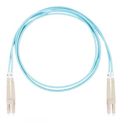 Патч-корд оптический Datarex DR-220061, Duplex LC/LC OM3, 1м, аква