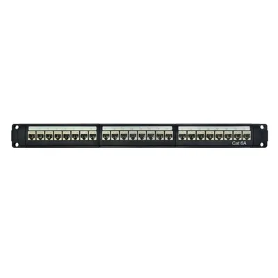 Патч-панель DKC RN6APPF24, 19", 1U, CAT6A, 24×RJ45, экранированная