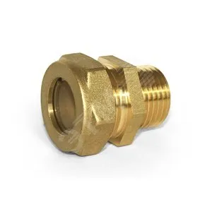 Муфта Stahlmann 2217174, латунь, 32 мм, резьба 1 1/4", НР, 10 бар