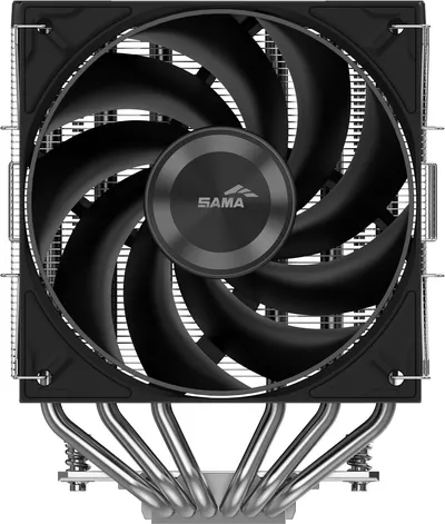 Кулер SAMA A60E, башенный, 2×120 мм, 265 Вт, 4-pin PWM