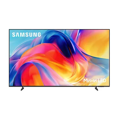 Телевизор Samsung MINI LED TV UE75M70HAUXPY, 75', MINI LED, 4K 3840x2160, 60Hz, Tizen Smart TV, 20W, Tuner (DVB-T2/C/S2, PAL, SECAM), HDMI, USB, CI+, Wi-Fi, BT, LAN, VESA 400x300, Black
