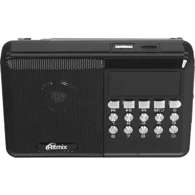 Радиоприёмник портативный/ RITMIX RPR-001 Чёрный