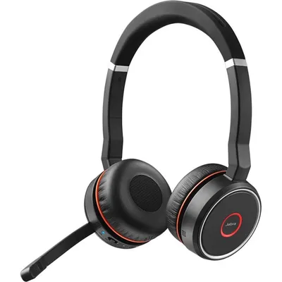 Гарнитура Jabra Evolve 75 SE, Link380a MS Stereo, Bluetooth, 30 м