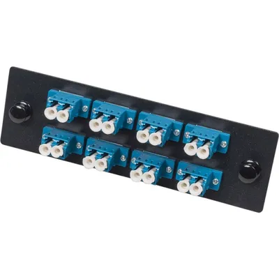 Панель адаптерная LANMASTER LAN-APM-8x2LC/OM2, 1U, 8×LC duplex OM2