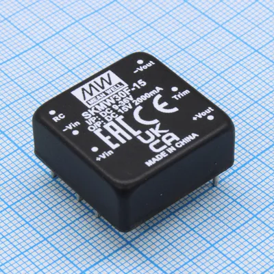 Преобразователь DC/DC Mean Well SKMW30F-15, 30Вт, на плату