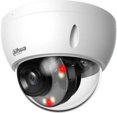 Видеокамера DAHUA DH-IPC-HDBW2449EP-S-IL-0280B, купольная IP, 4 Мп, 2.8 мм, IP67, IK10