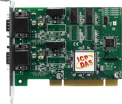 Плата ICP DAS PISO-CAN200U-D CR, PCI, 2 порта CAN, изоляция 2.5 кВ