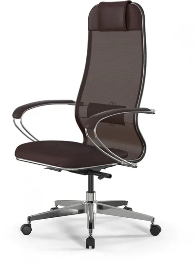 Кресло Метта ErgoLife Comfort Z228.16.1.543, с подголовником, экокожа