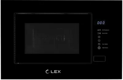 Микроволновая печь LEX Bimo 20.01, встраиваемая, 20 л, 700 Вт, гриль 800 Вт, чёрный