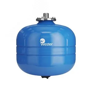 Расширительный бак WESTER WAV12, 12 л, 10 бар, вертикальный, для водоснабжения