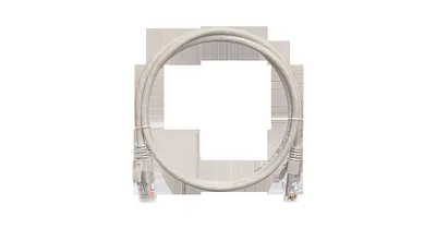 Патч-корд NIKOMAX NMC-PC4UD55B-100-C-GY, Cat.5e, U/UTP, 10 м, LSZH, серый