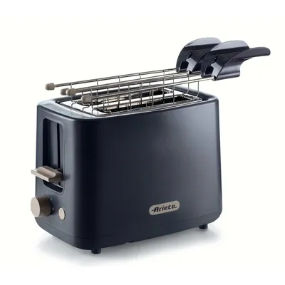 Тостер Ariete 00C015703AR0, 760 Вт, 2 слота, черный