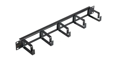 Органайзер кабельный Nikomax NMC-OK600H-1U-BK-2, 19", 1U, 60мм, черный, 2 шт