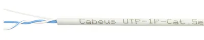 Кабель Cabeus UTP-1P-Cat.5e-SOLID, U/UTP Cat.5e, 1 пара 24 AWG, solid, 500 м