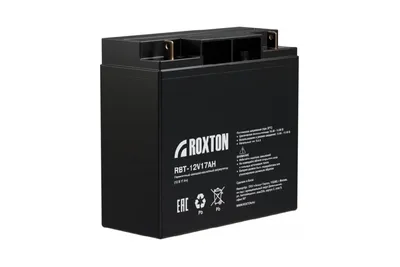 Аккумулятор ROXTON RBT-12V17AH, 12 В, 17 Ач