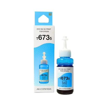 Чернила NV Print NV-C13T67354A (T6735), светло-голубой, 70 мл, для Epson EcoTank