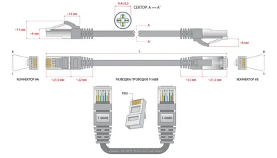 Патч-корд Cabeus PC-SSTP-RJ45-Cat.6a-5m-LSZH, S/FTP Cat.6a, 2×RJ45, 5 м, LSZH